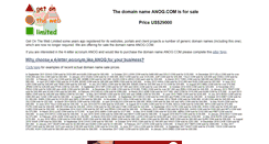 Desktop Screenshot of anog.com
